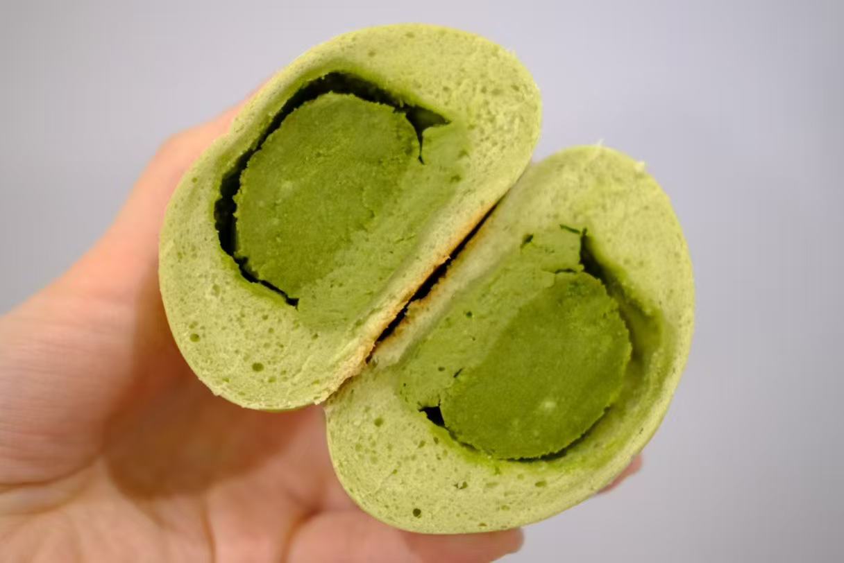 三重抹茶米面包