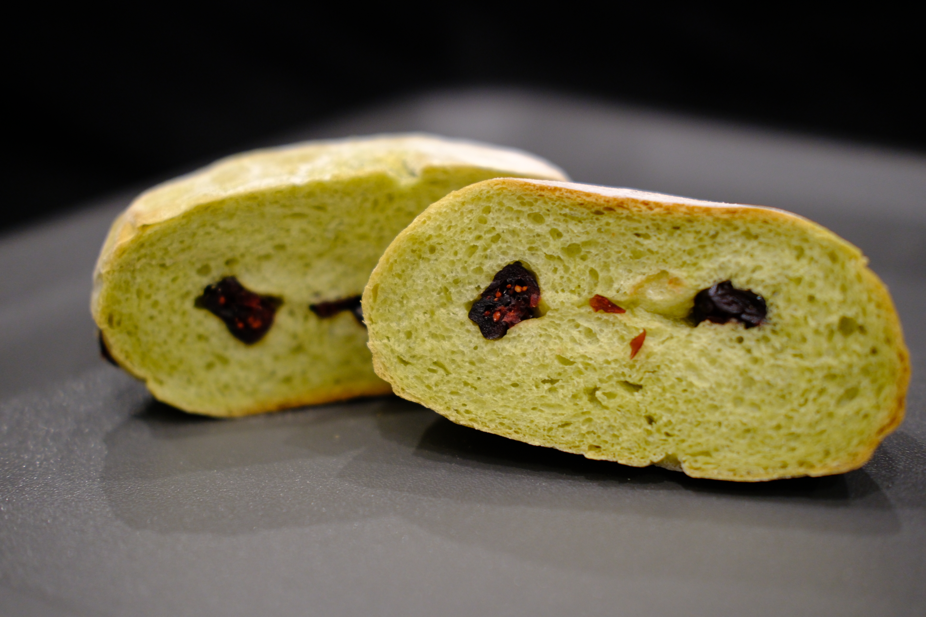 抹茶蔓越莓欧包