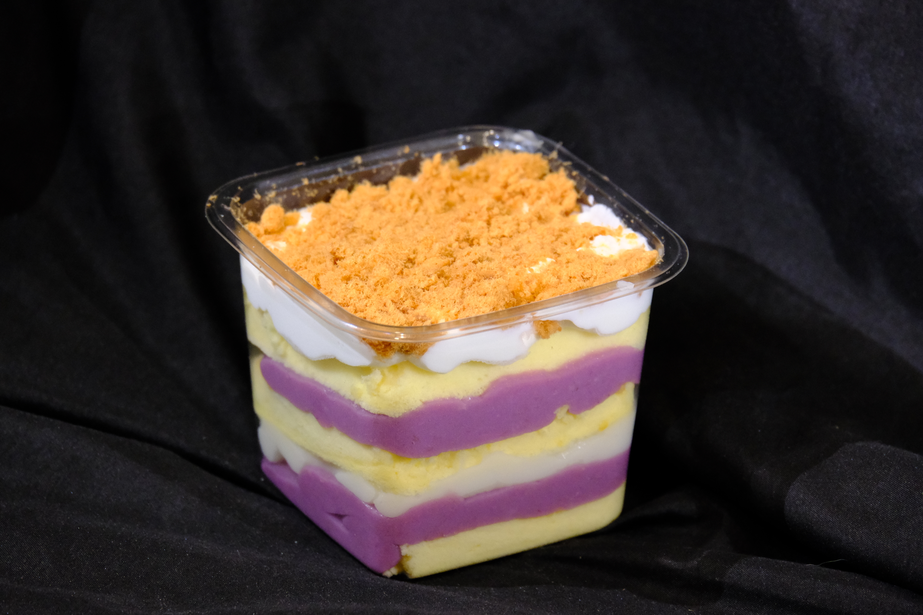 芋泥肉松麻薯蛋糕盒子